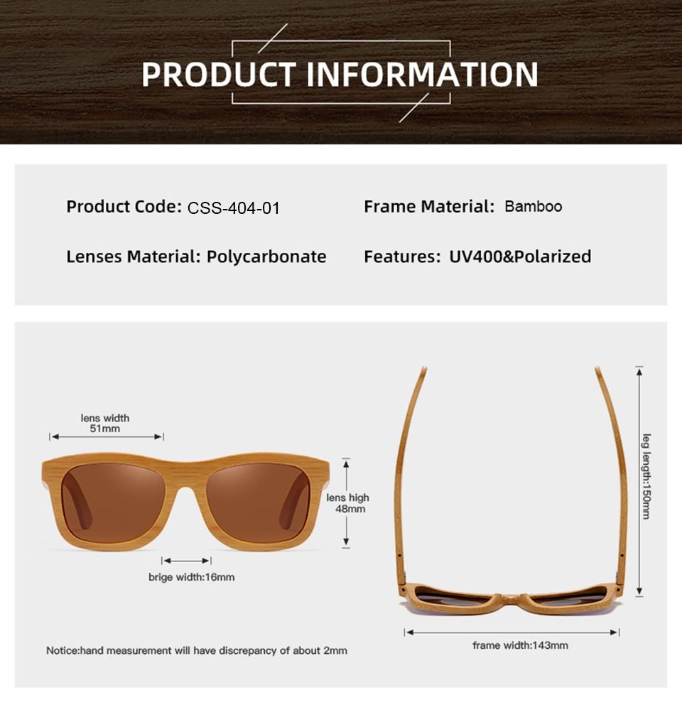 Bamboo Sunglasses Men
