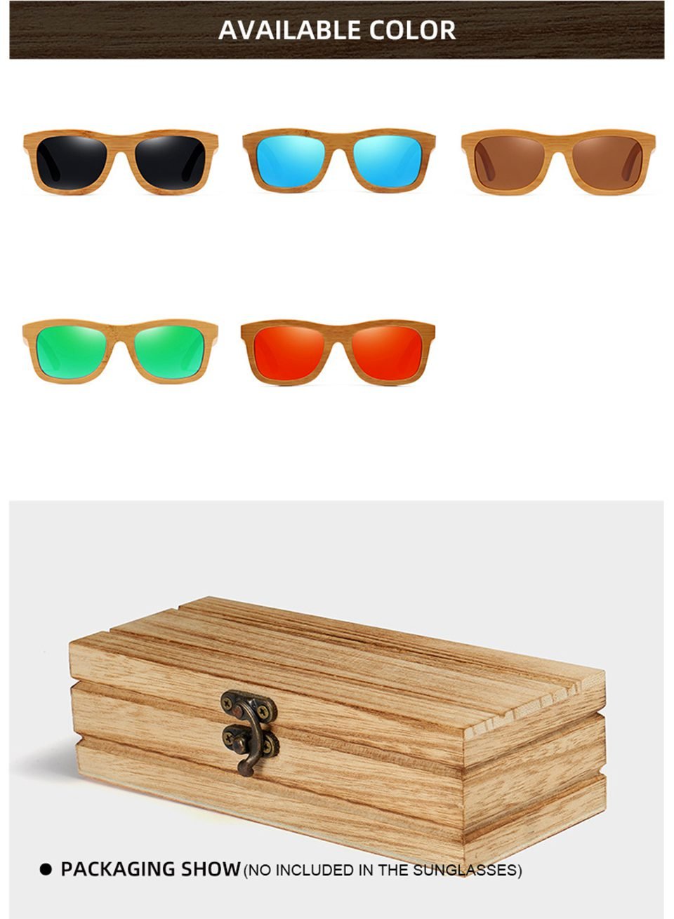 Bamboo Sunglasses Men
