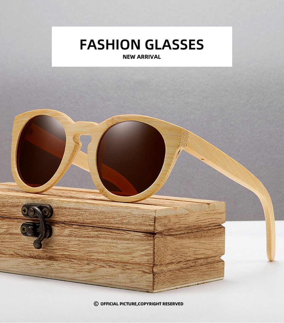 Custom Bamboo Sunglasses