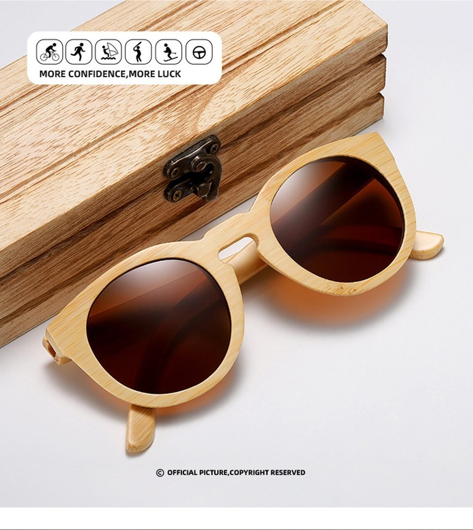 Custom Bamboo Sunglasses