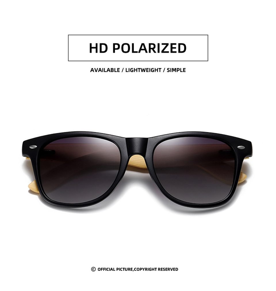 Mens Bamboo Sunglasses