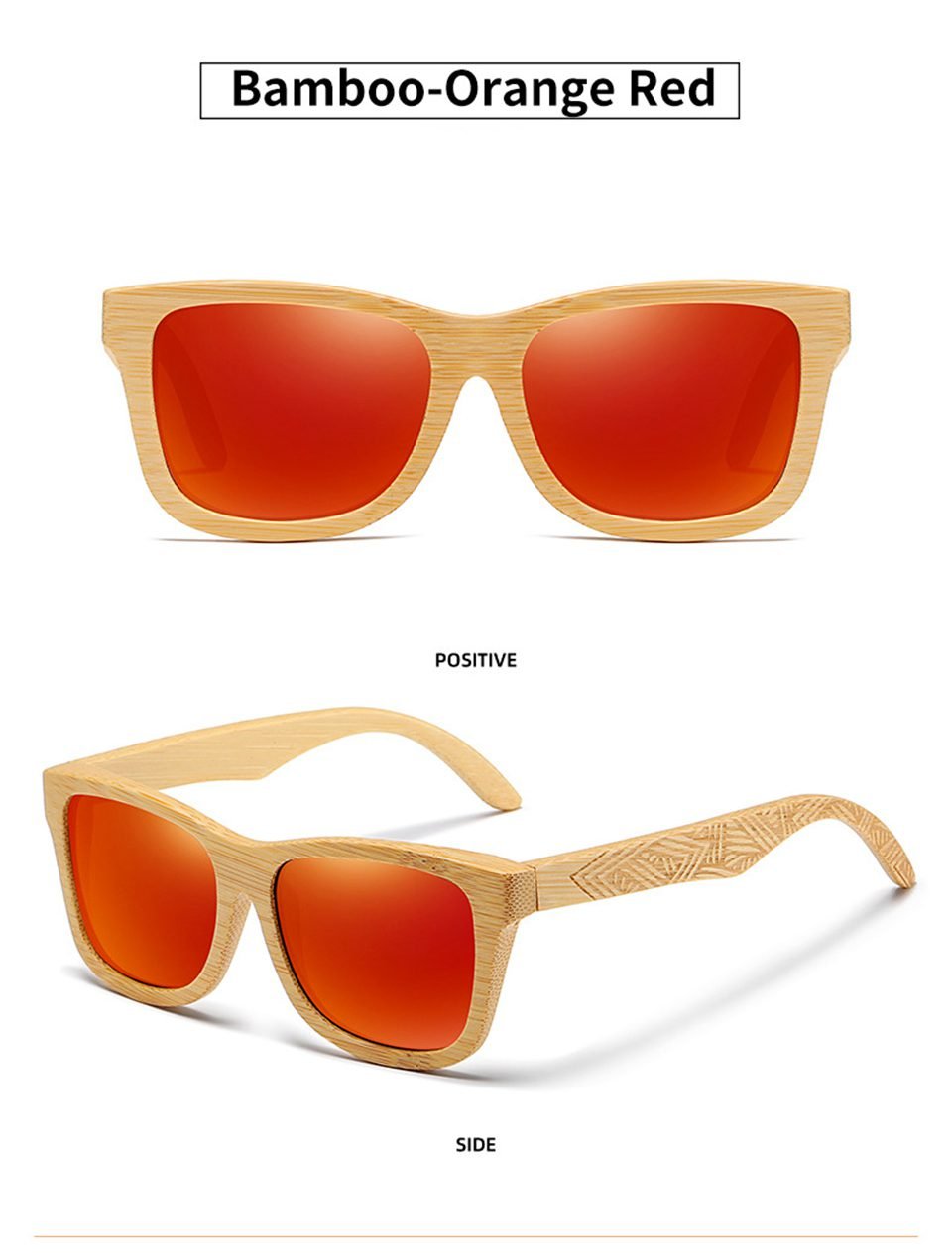 Bamboo Frame Sunglasses