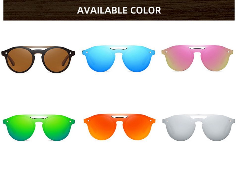 Polarized Rimless Sunglasses