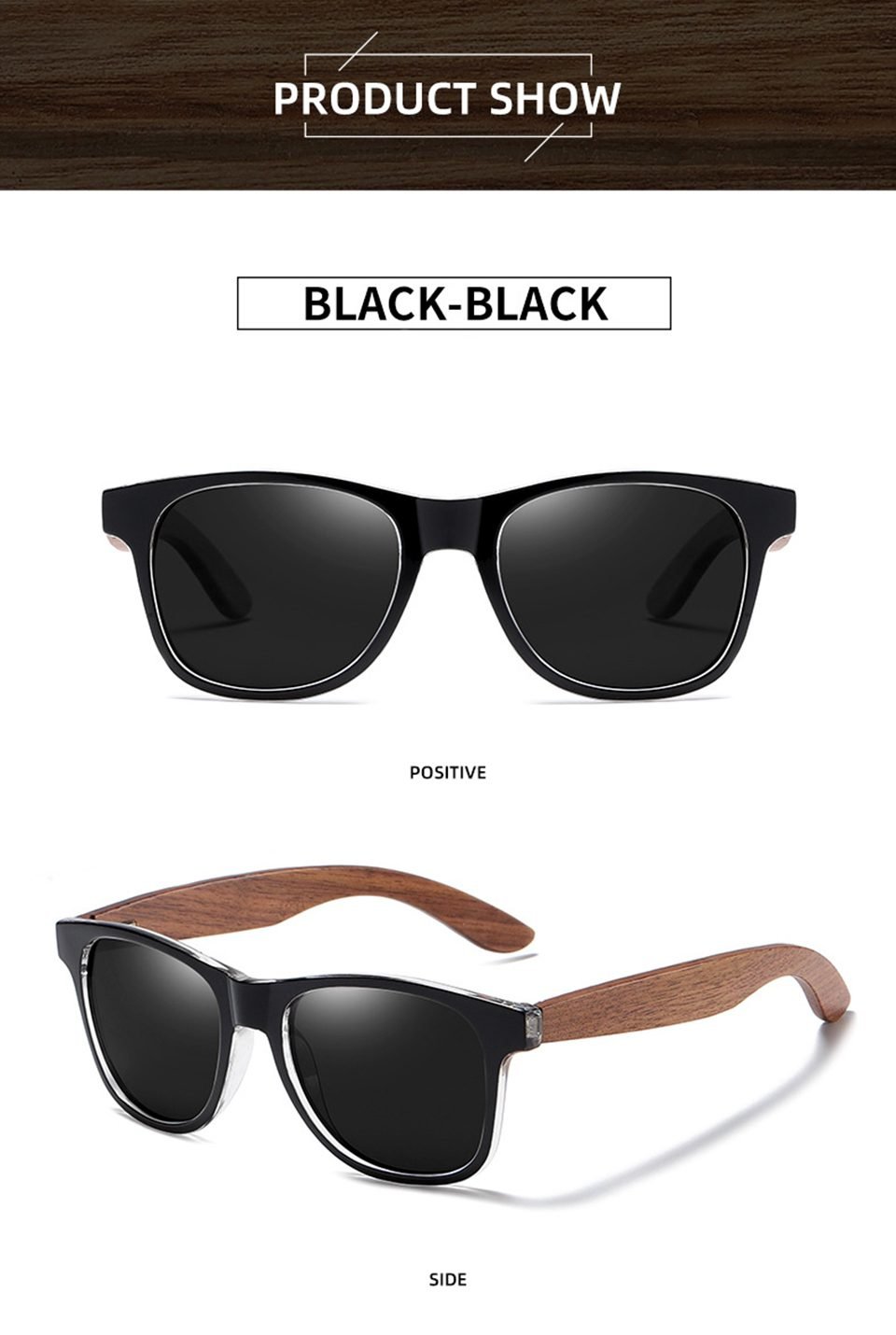 Classic Wooden Sunglasses