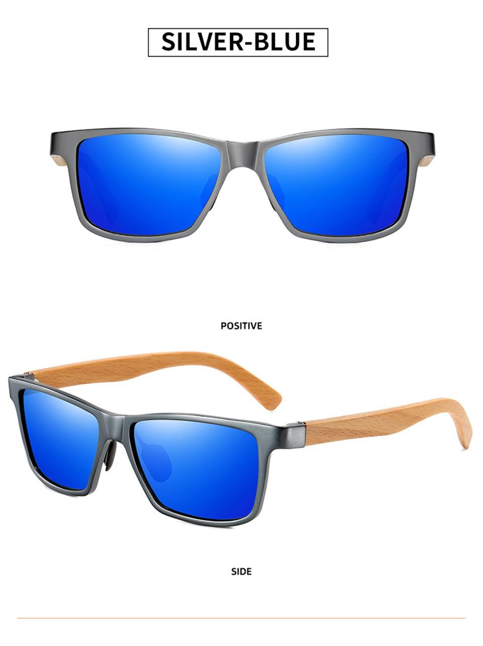 Retro Wooden Leg Sunglasses