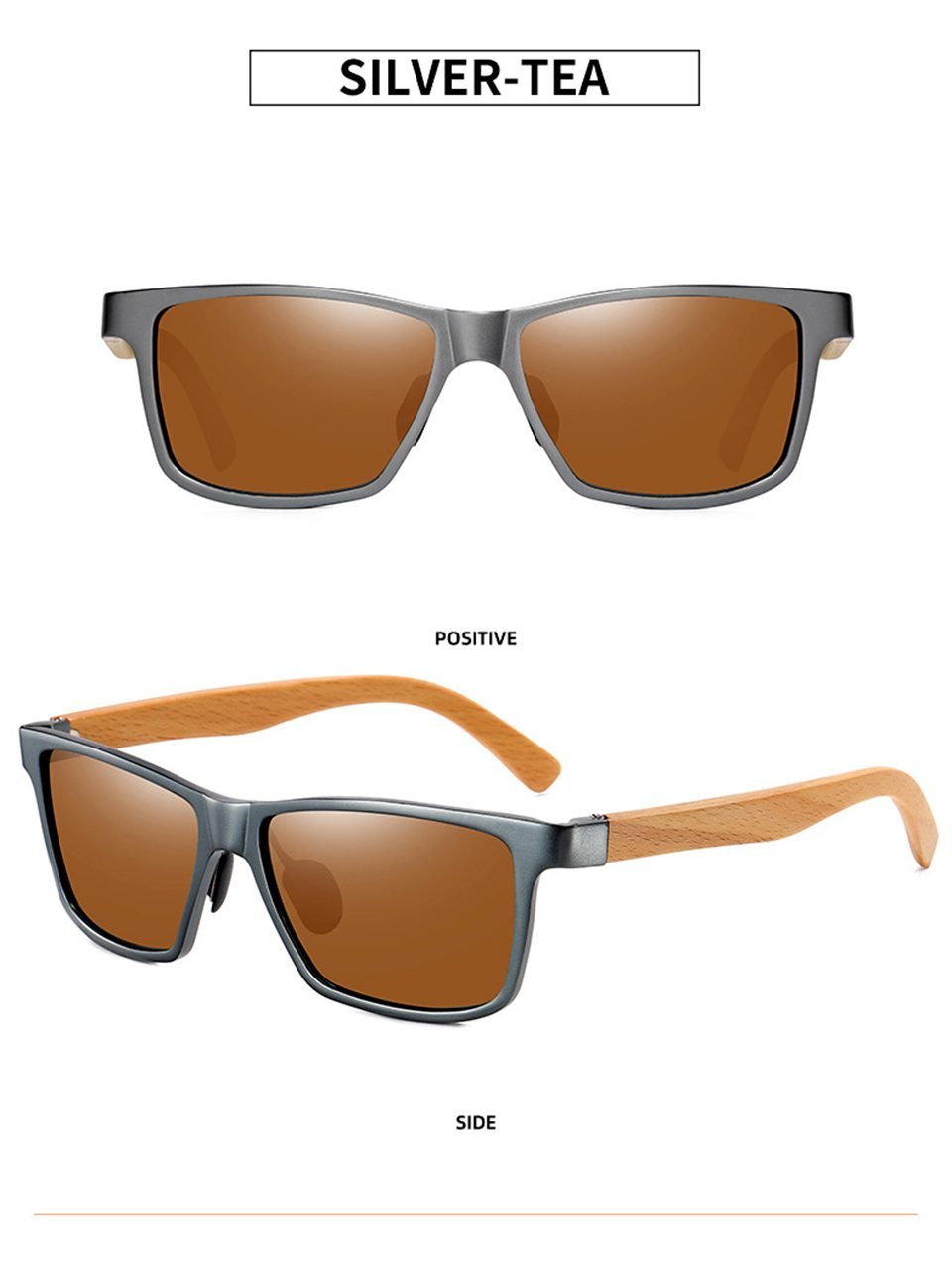 Retro Wooden Leg Sunglasses