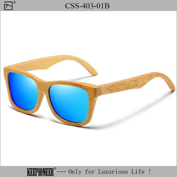 Bamboo Frame Sunglasses | CSS-403-01