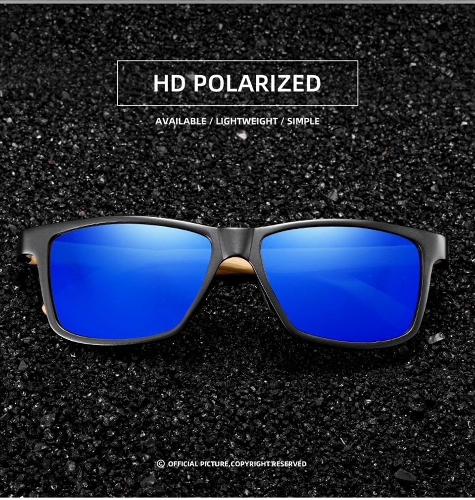 Retro Wooden Leg Sunglasses