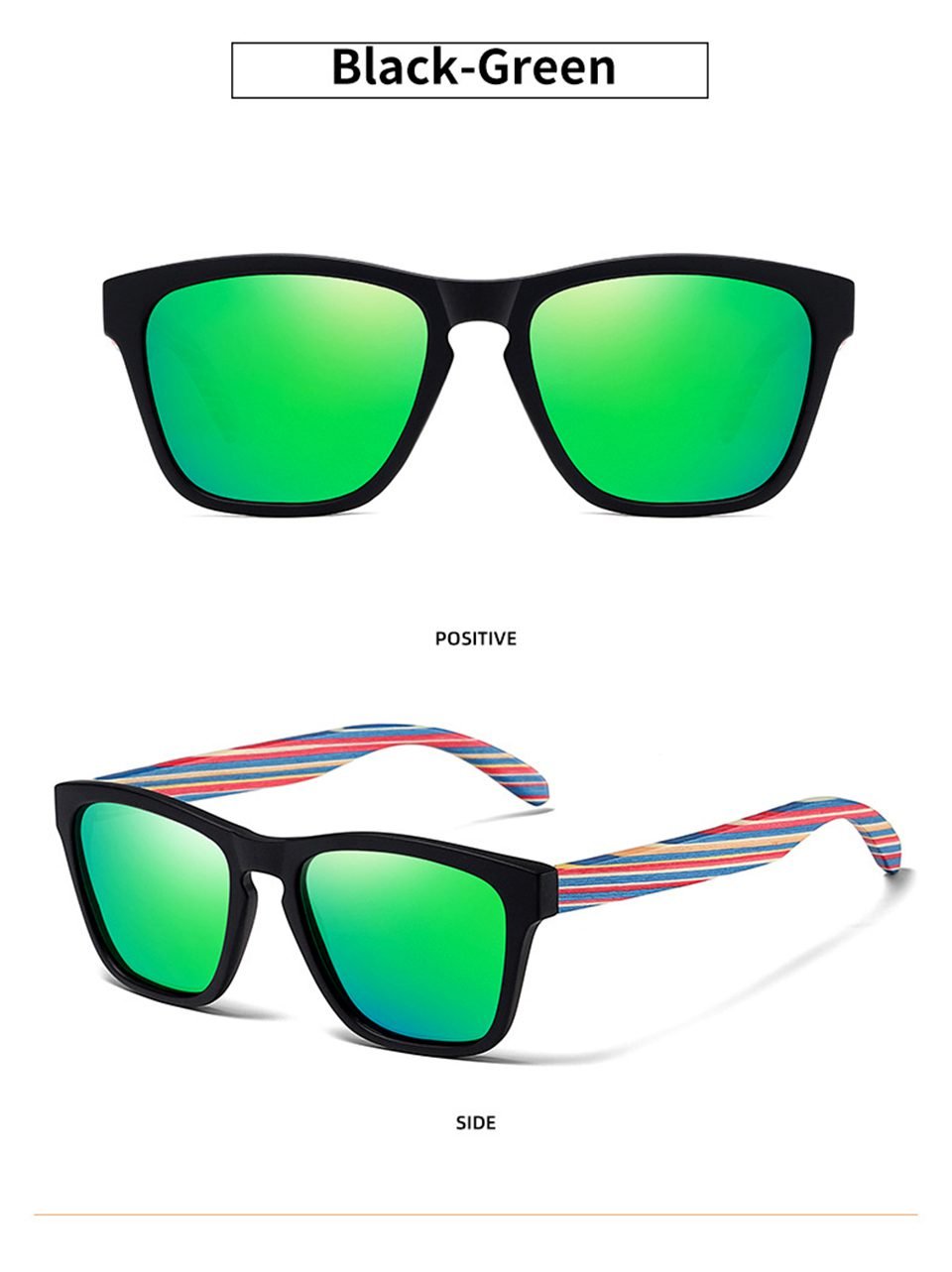 Retro Wood Sunglasses