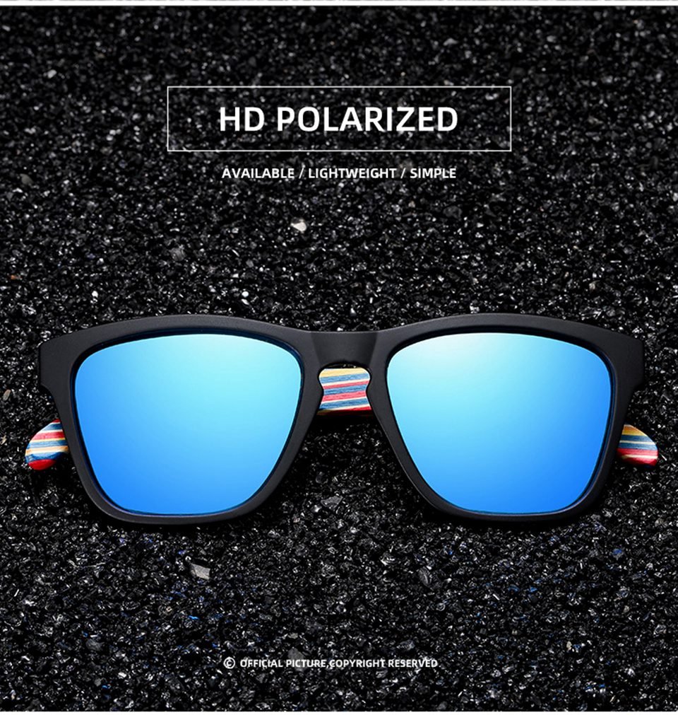 Retro Wood Sunglasses