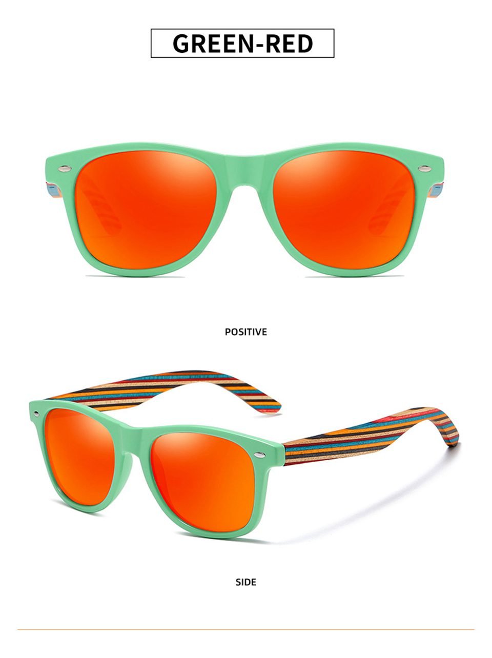 Wooden Arm Sunglasses