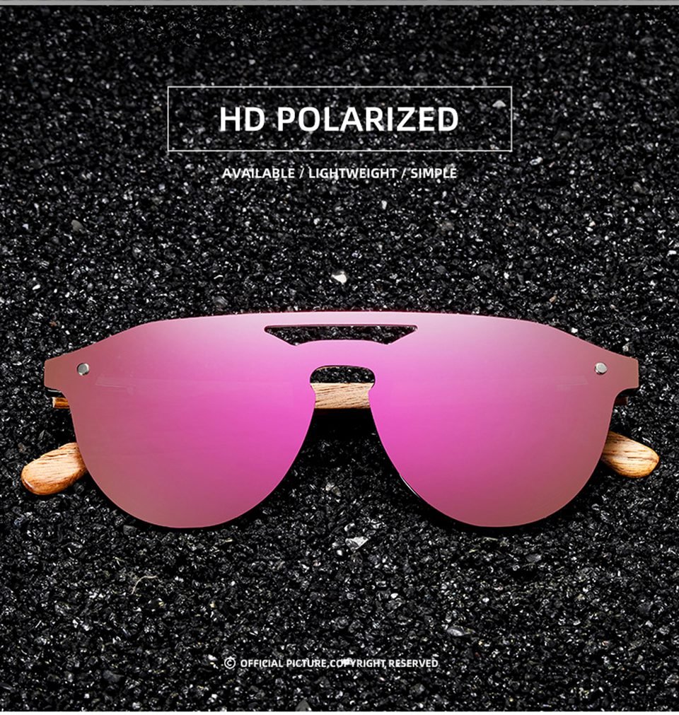 Polarized Rimless Sunglasses