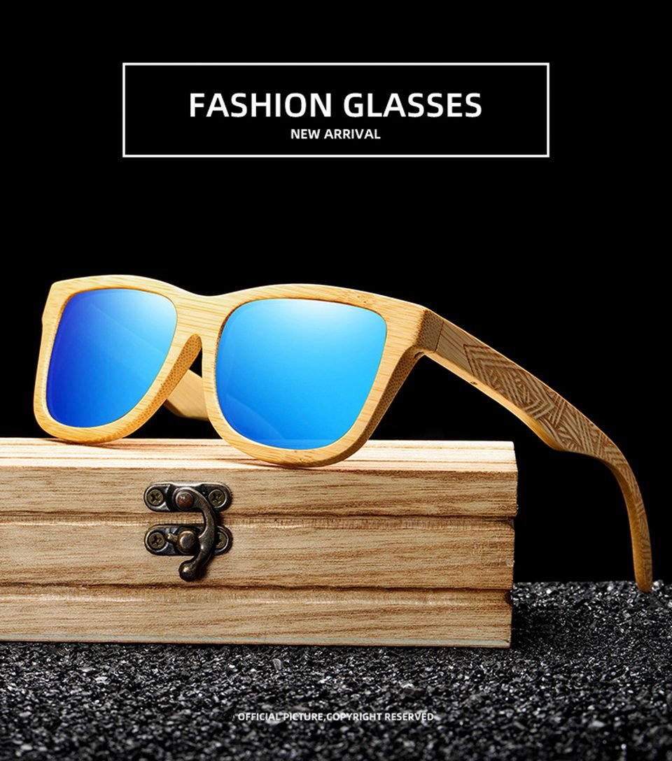 Bamboo Frame Sunglasses