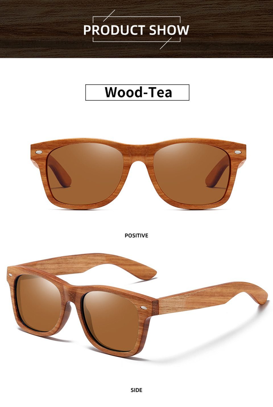 Wooden Sun Glasses