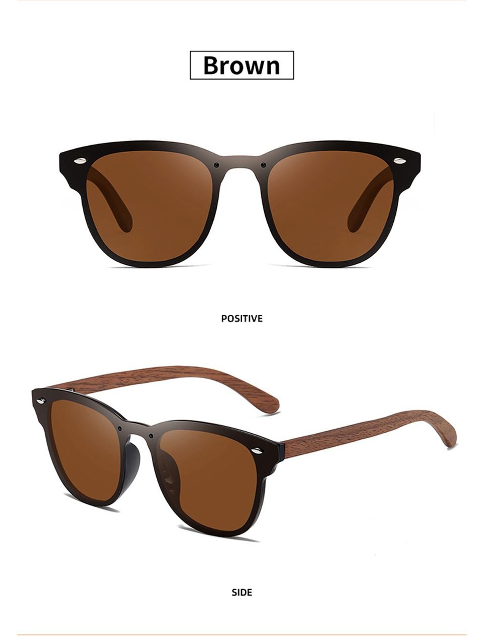 Men's Polarizing Sunglasses Wood