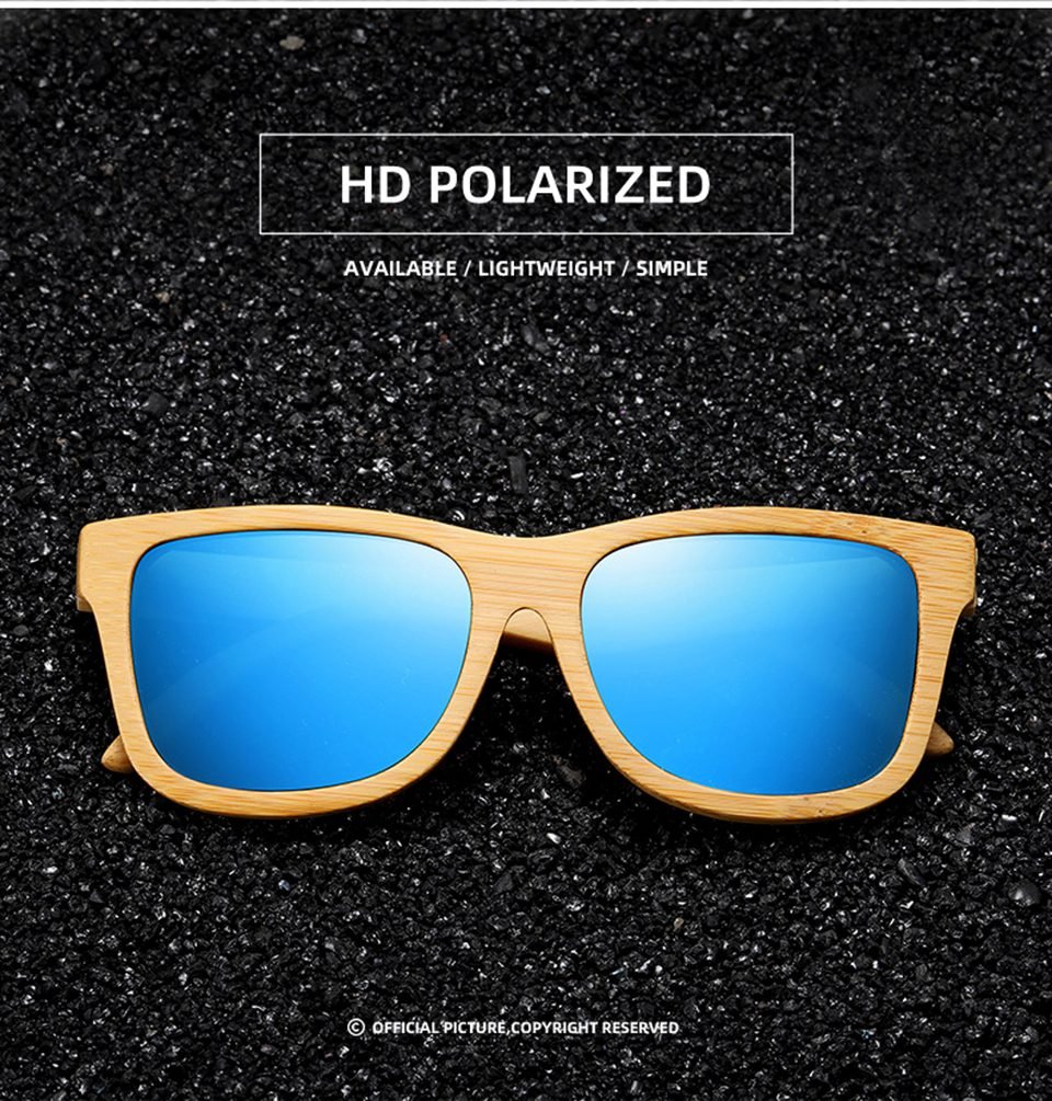 Bamboo Frame Sunglasses