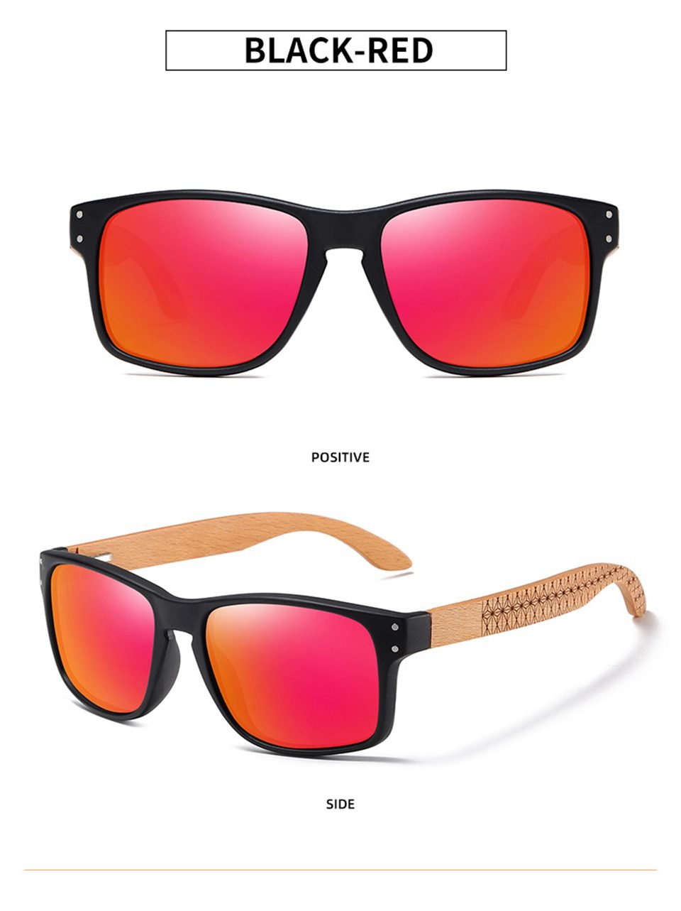 Wood Polarized Sunglasses For Men