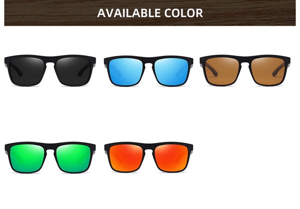 Wooden Frame Polarized Sunglasses