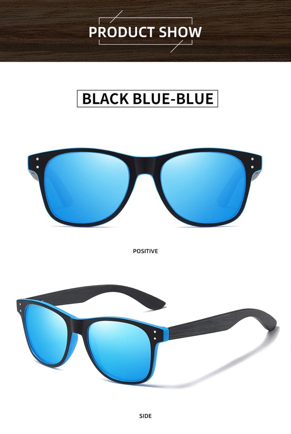 Wooden Sunglasses Square