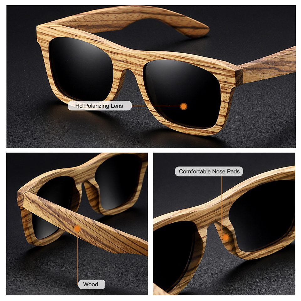 Wooden Wayfarer Sunglasses