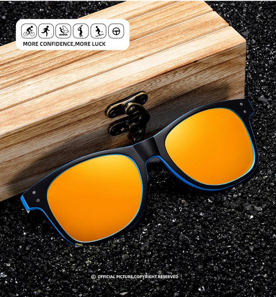 Wooden Sunglasses Square