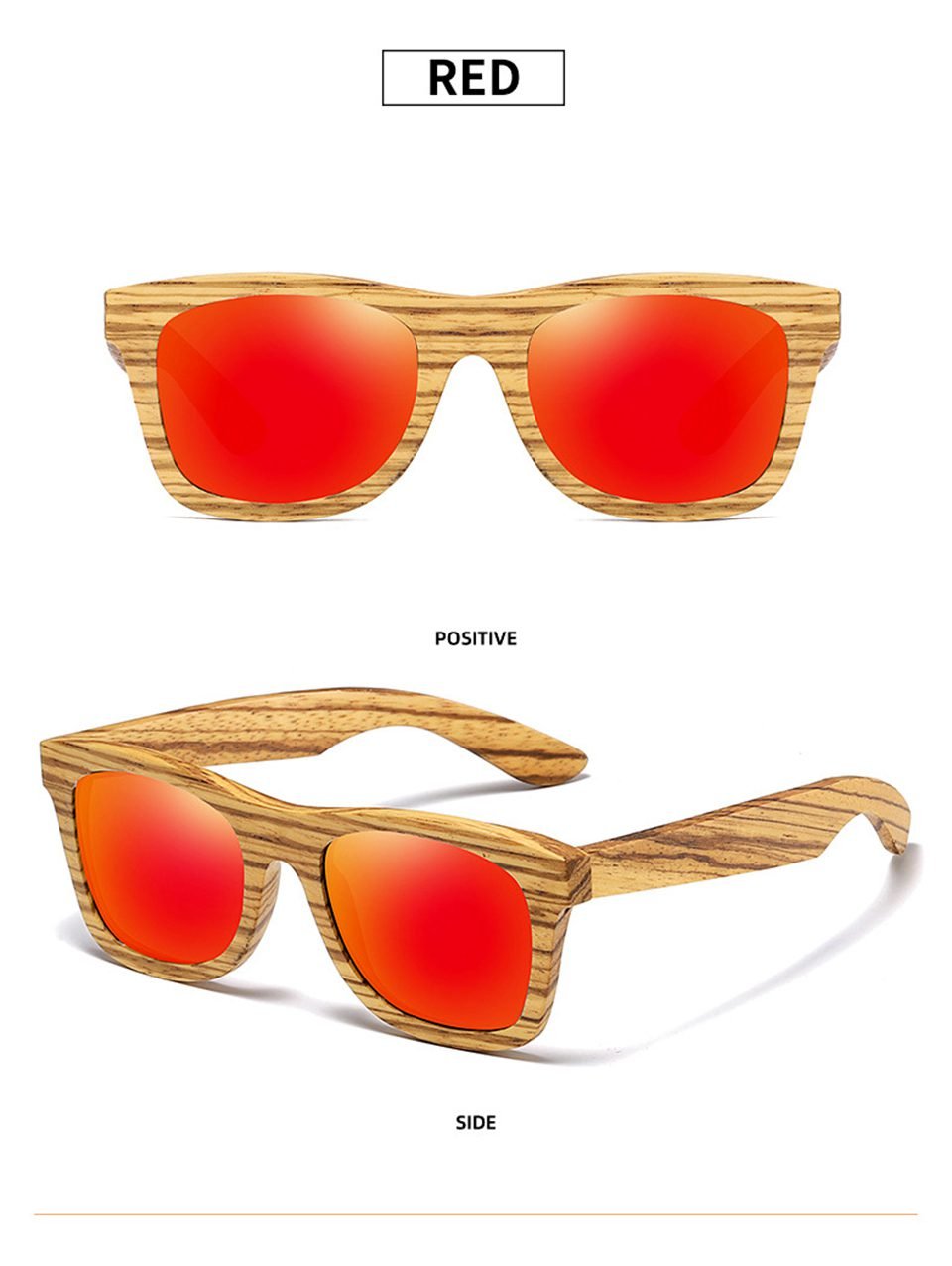Wooden Wayfarer Sunglasses