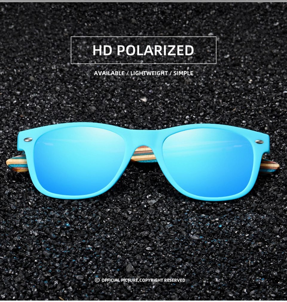 Polarized Wooden Sunglasses For Men