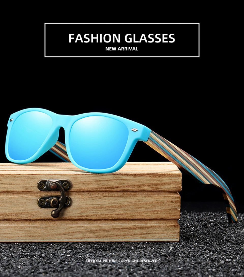 Polarized Wooden Sunglasses For Men