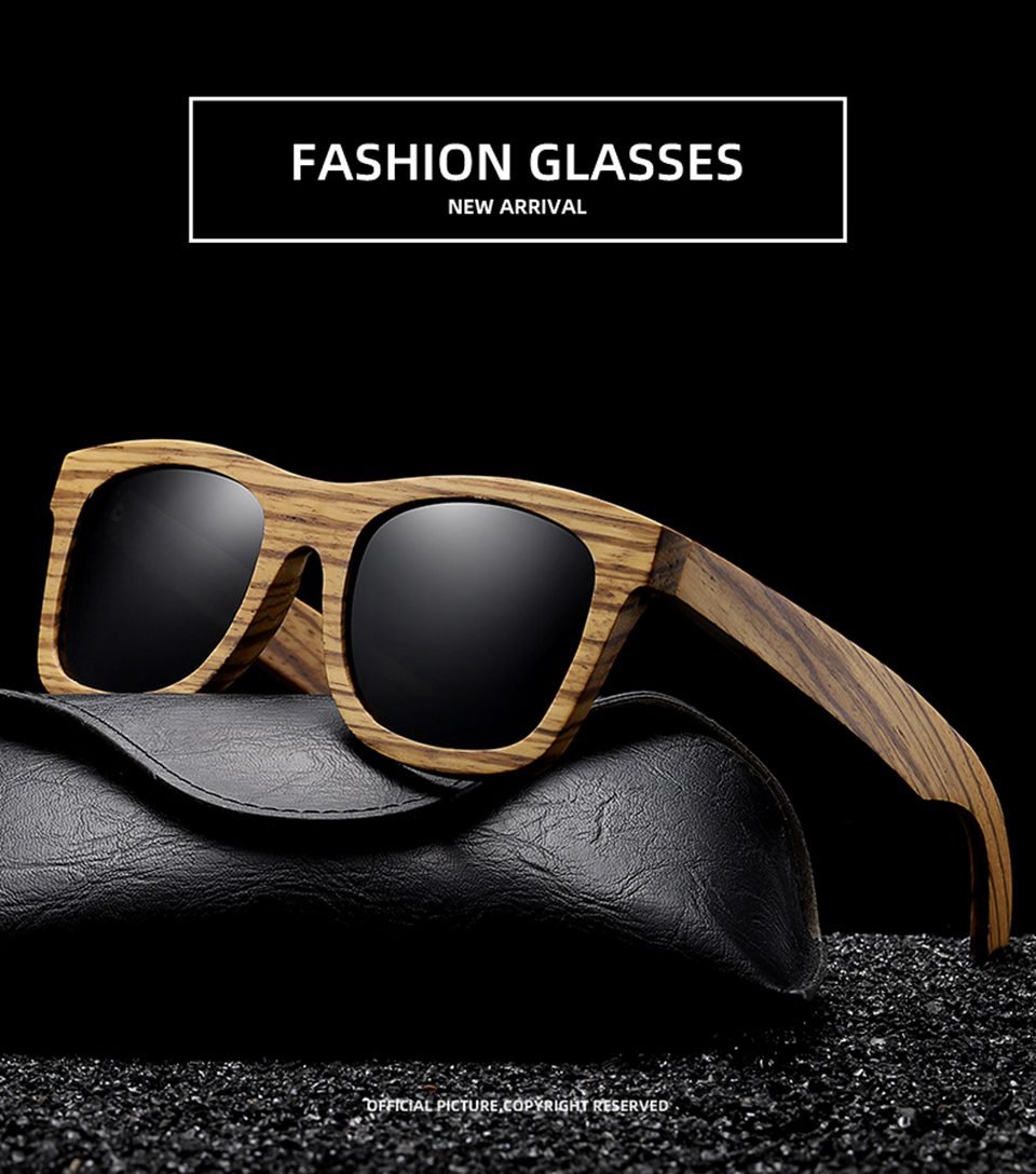 Wooden Wayfarer Sunglasses