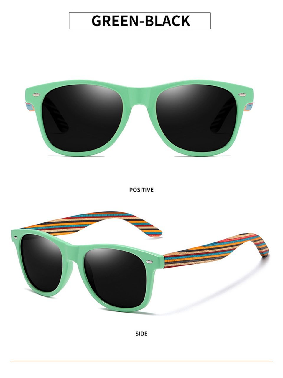 Wooden Arm Sunglasses