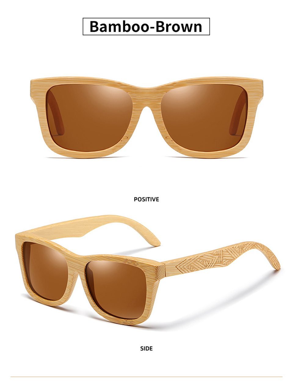 Bamboo Frame Sunglasses