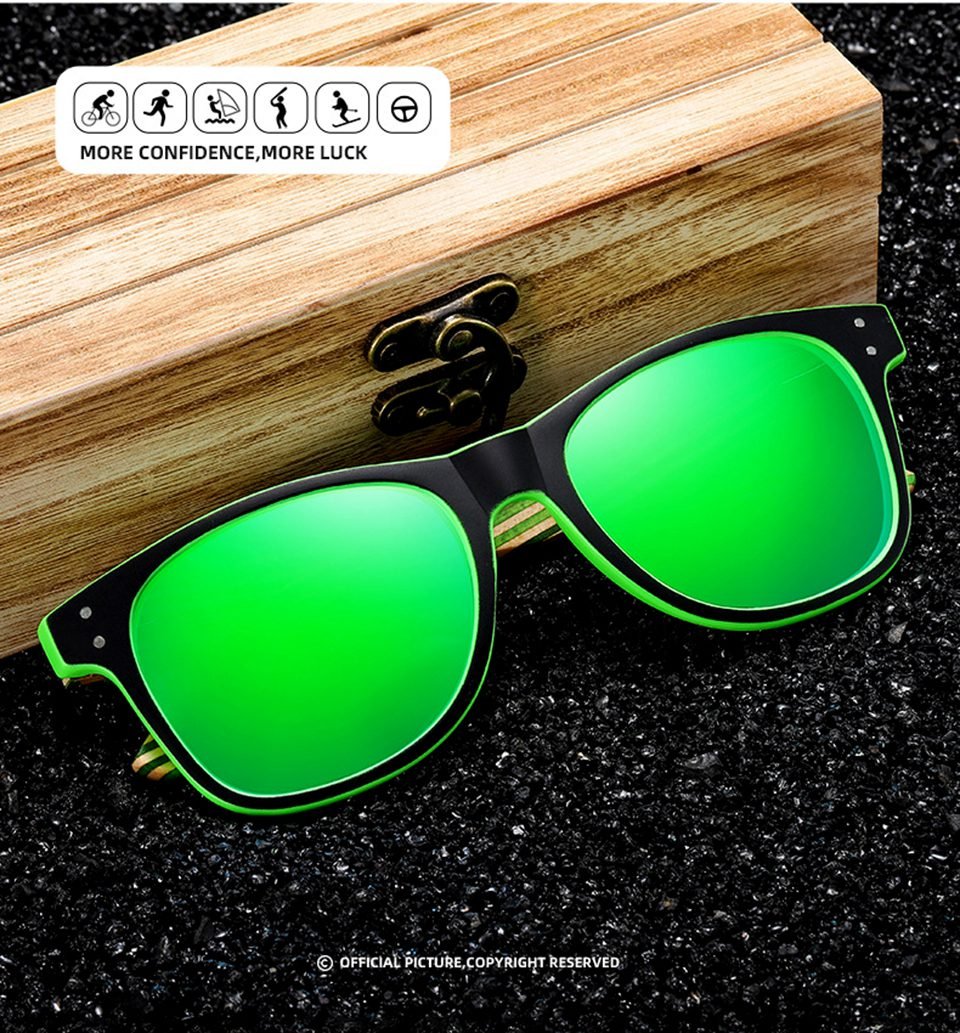 Wood Temple Sunglasses