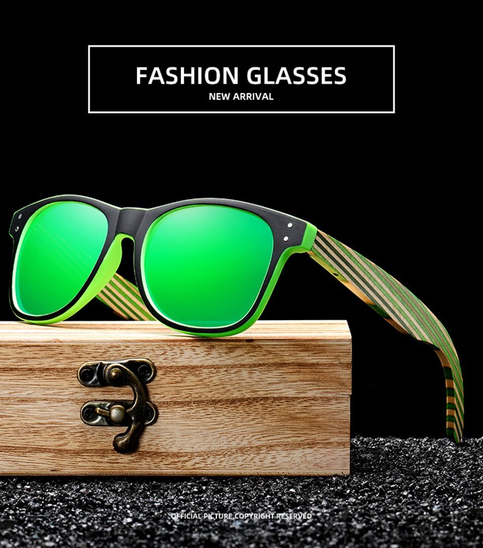 Wood Temple Sunglasses