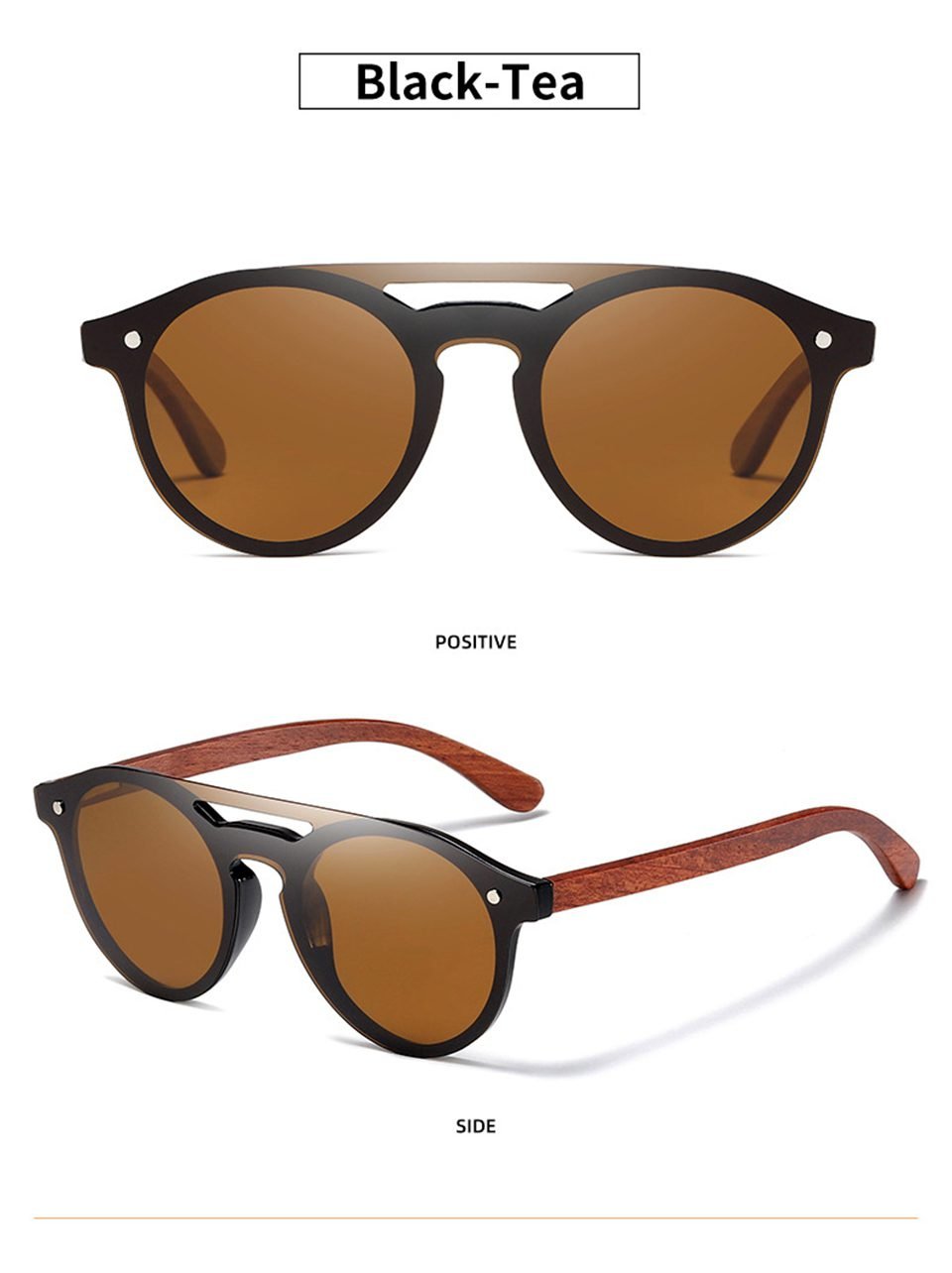 Polarized Rimless Sunglasses