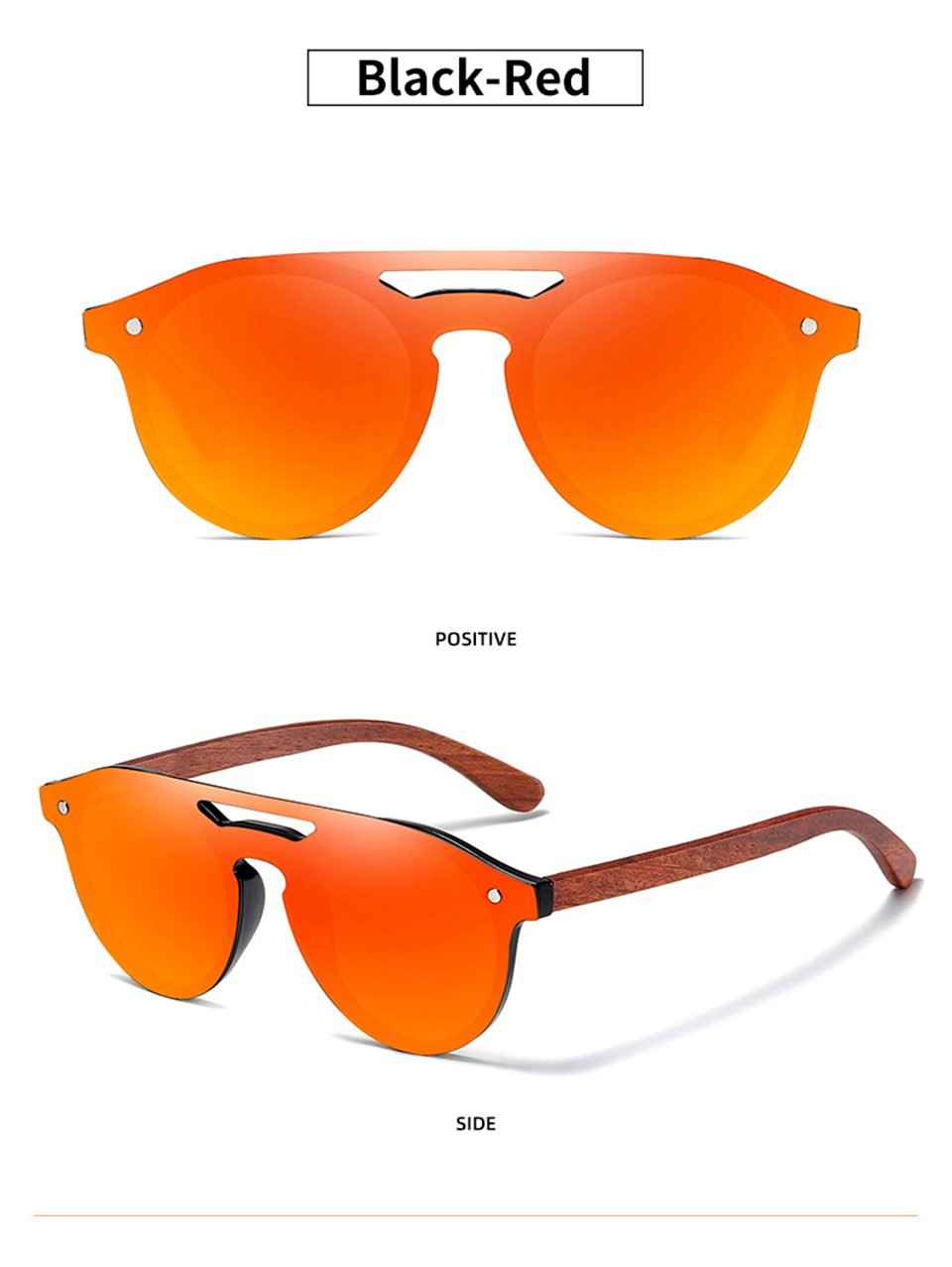 Polarized Rimless Sunglasses
