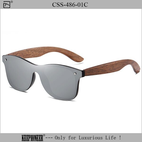 Round Wood Sunglasses | CSS-486-01