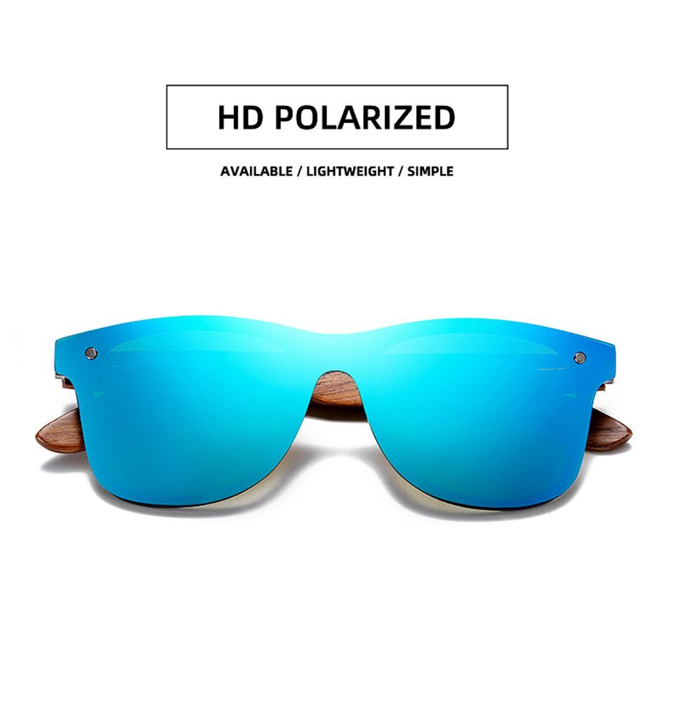 Round Wood Sunglasses