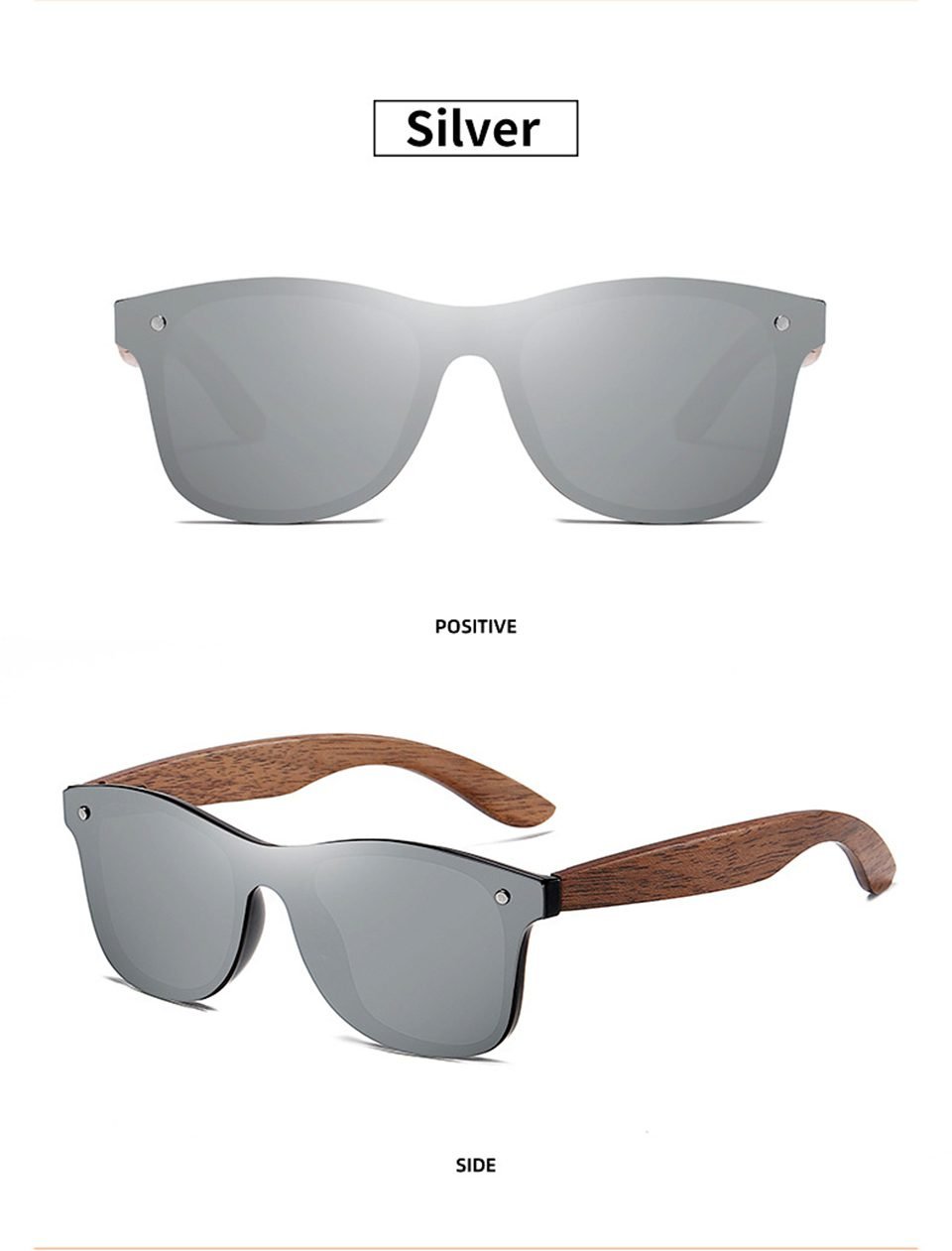 Round Wood Sunglasses