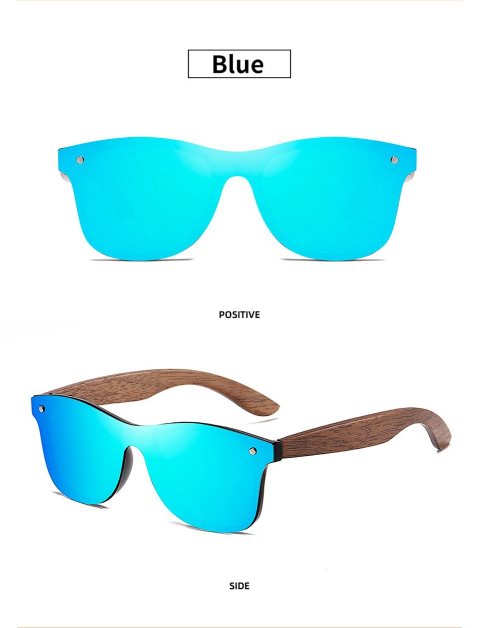 Round Wood Sunglasses