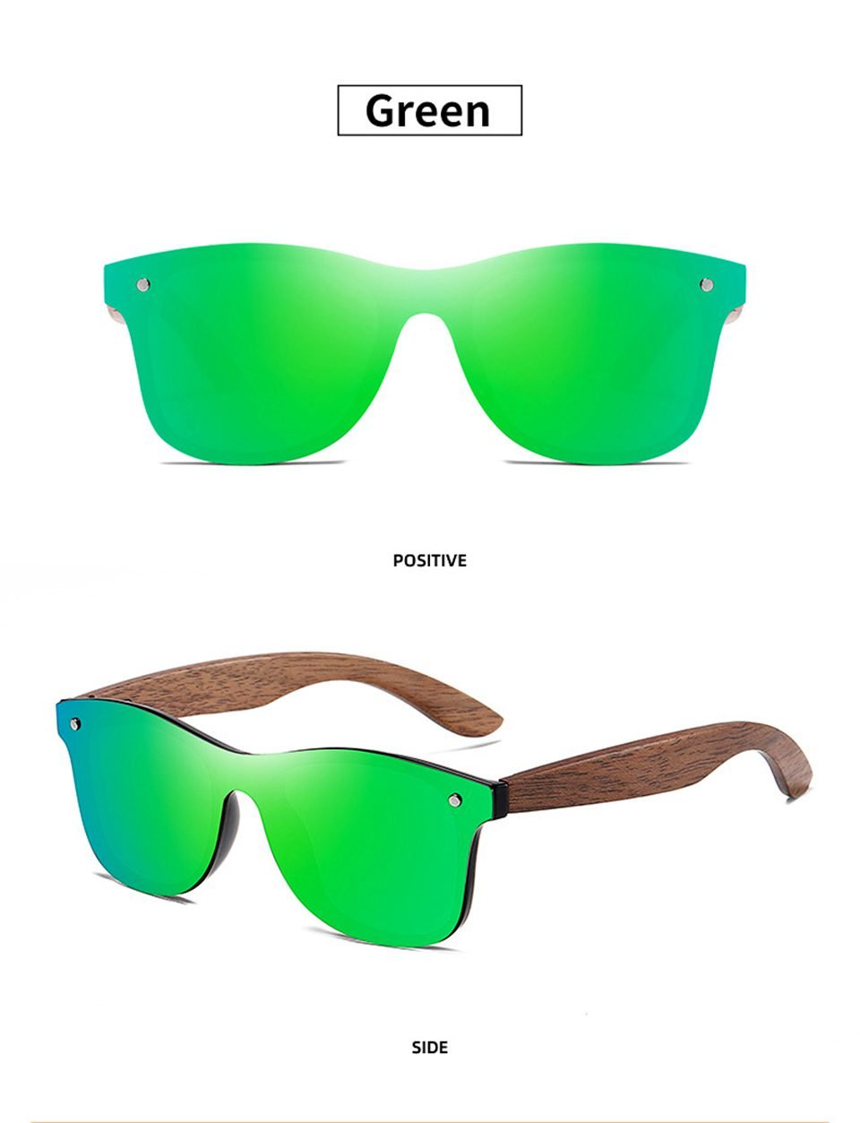 Round Wood Sunglasses
