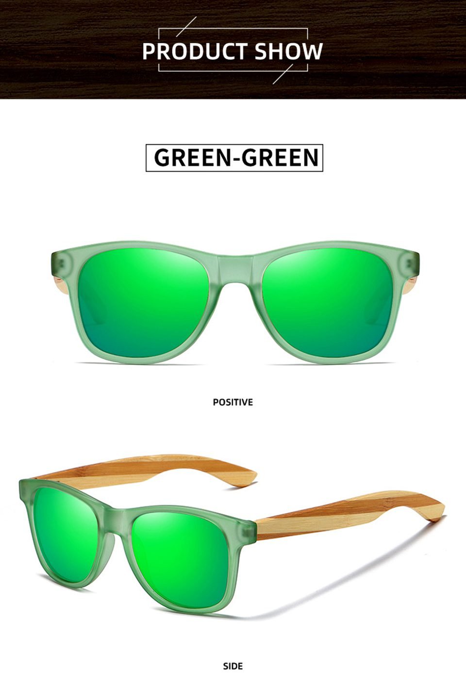 Wooden Sunglasses Vintage