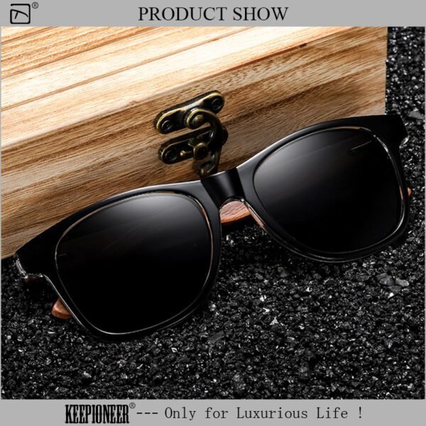 Classic Wooden Sunglasses | CSS-465-01