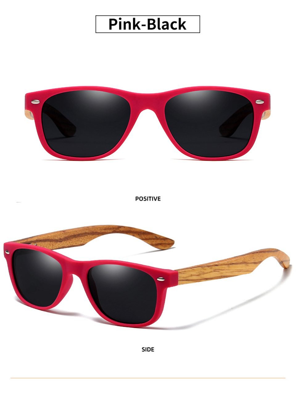 Polarized Wooden Sunglasses For Men