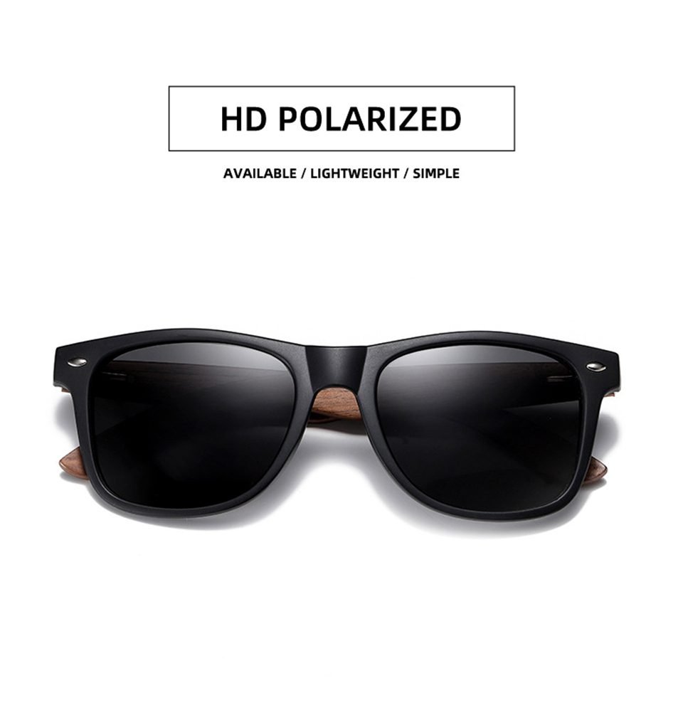 Wood Polarized Glasses Men
