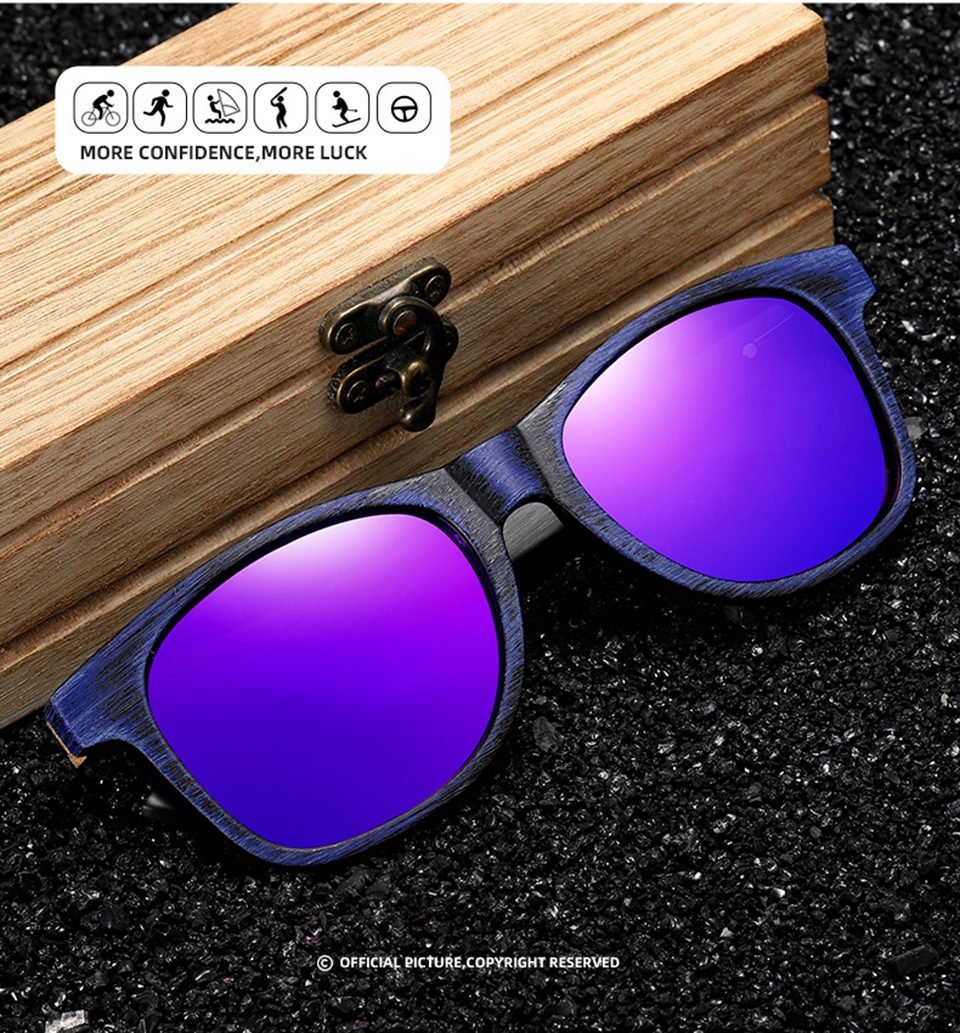 Square Wooden Glasses