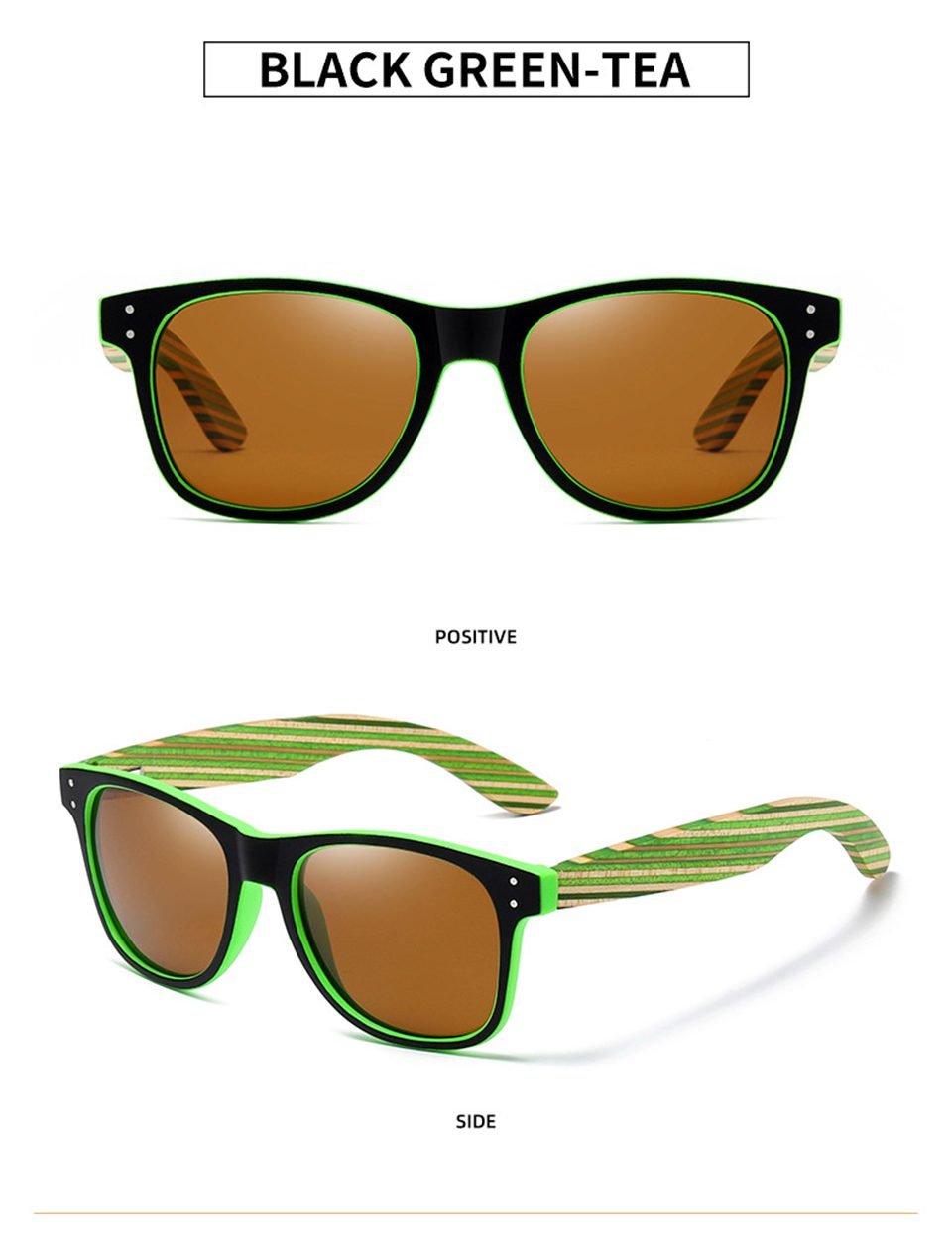 Wood Temple Sunglasses
