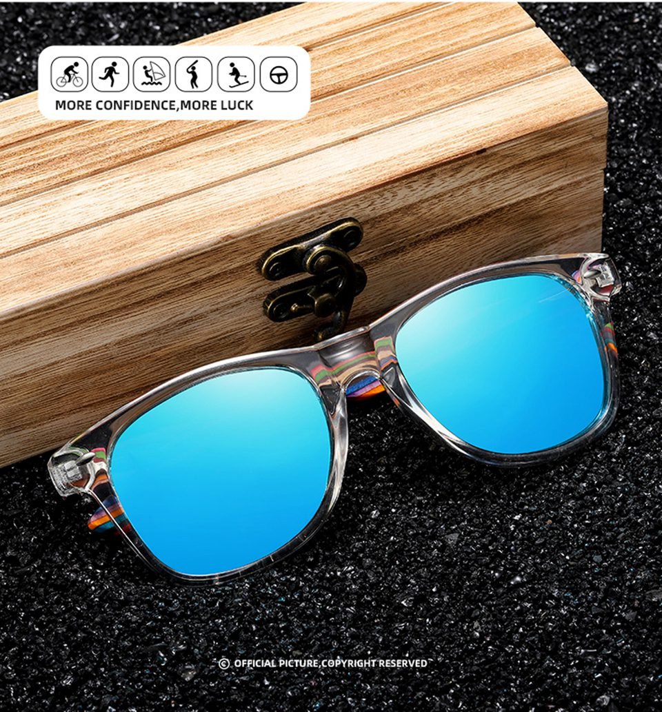 Wooden Frame Sunglasses