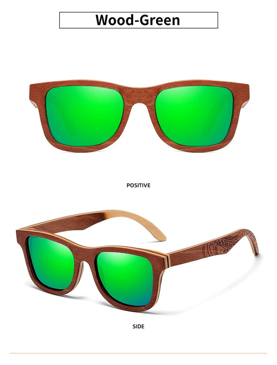 Wood Frame Sunglasses