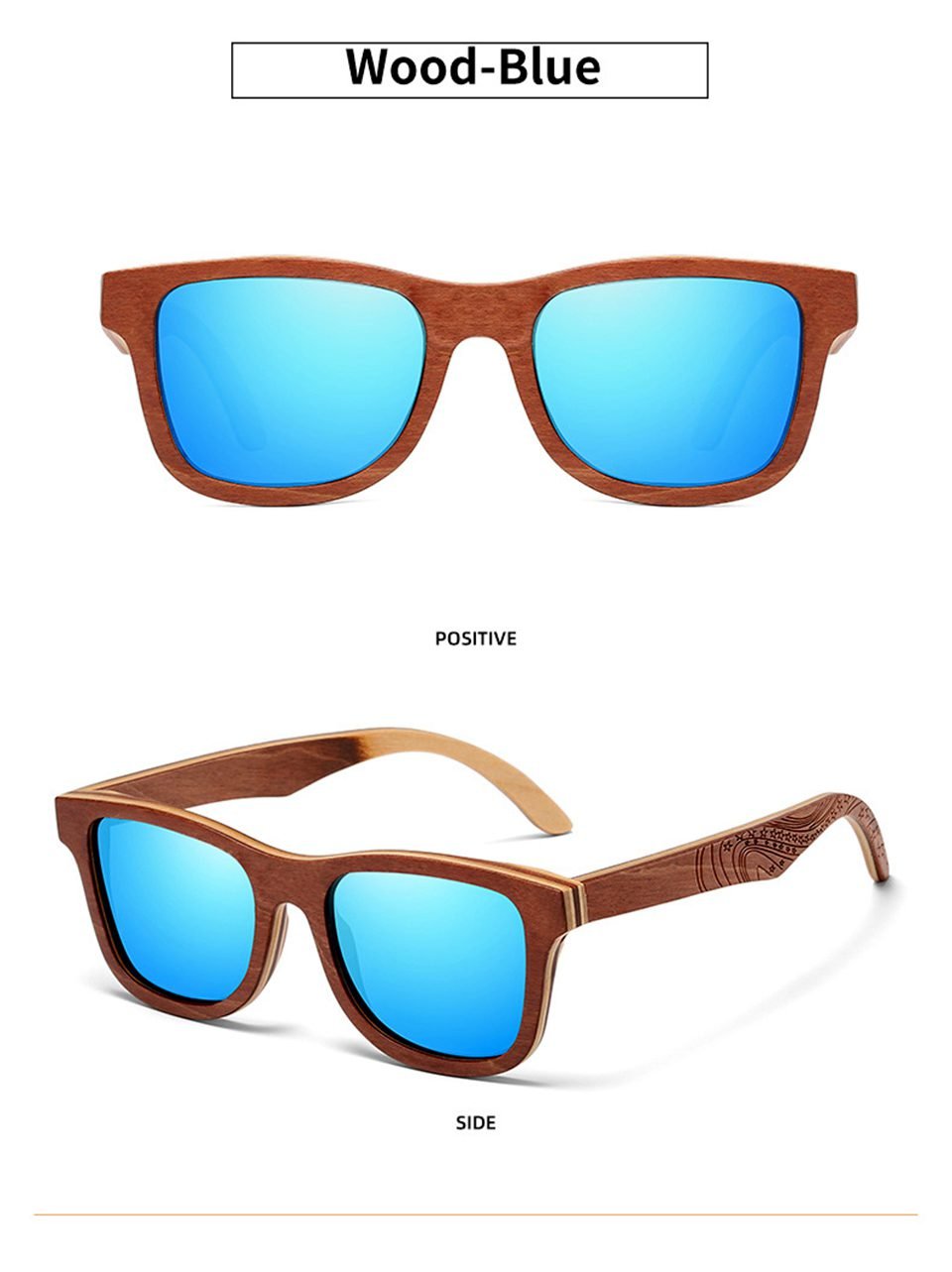 Wood Frame Sunglasses