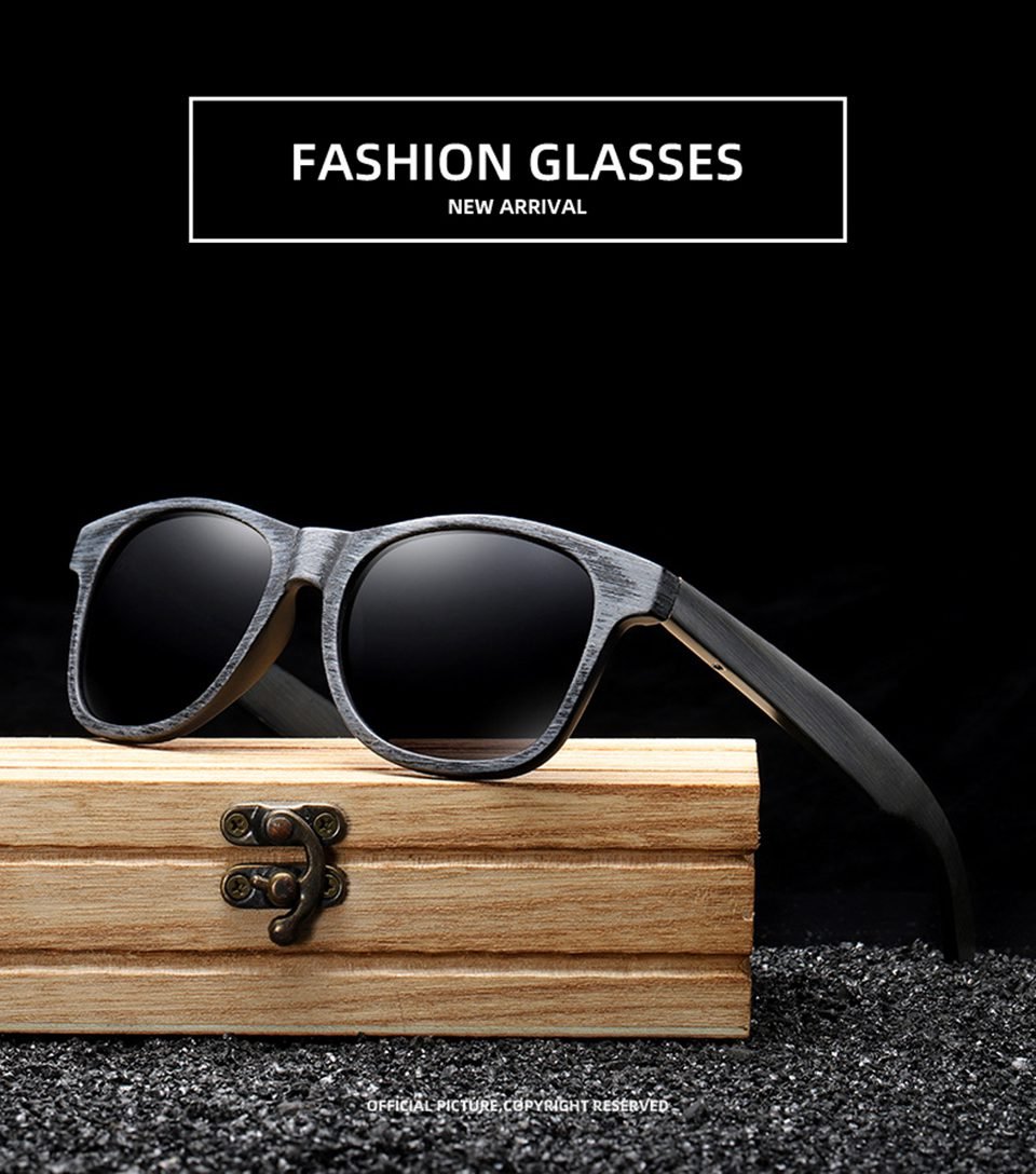 Square Wooden Glasses